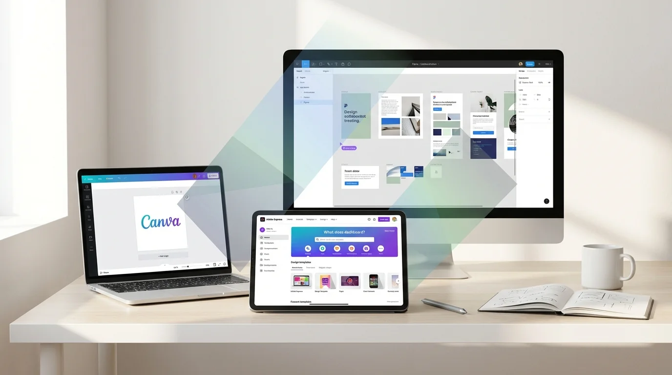 Canva vs Adobe Express vs Figma: ¿Cuál Elegir?