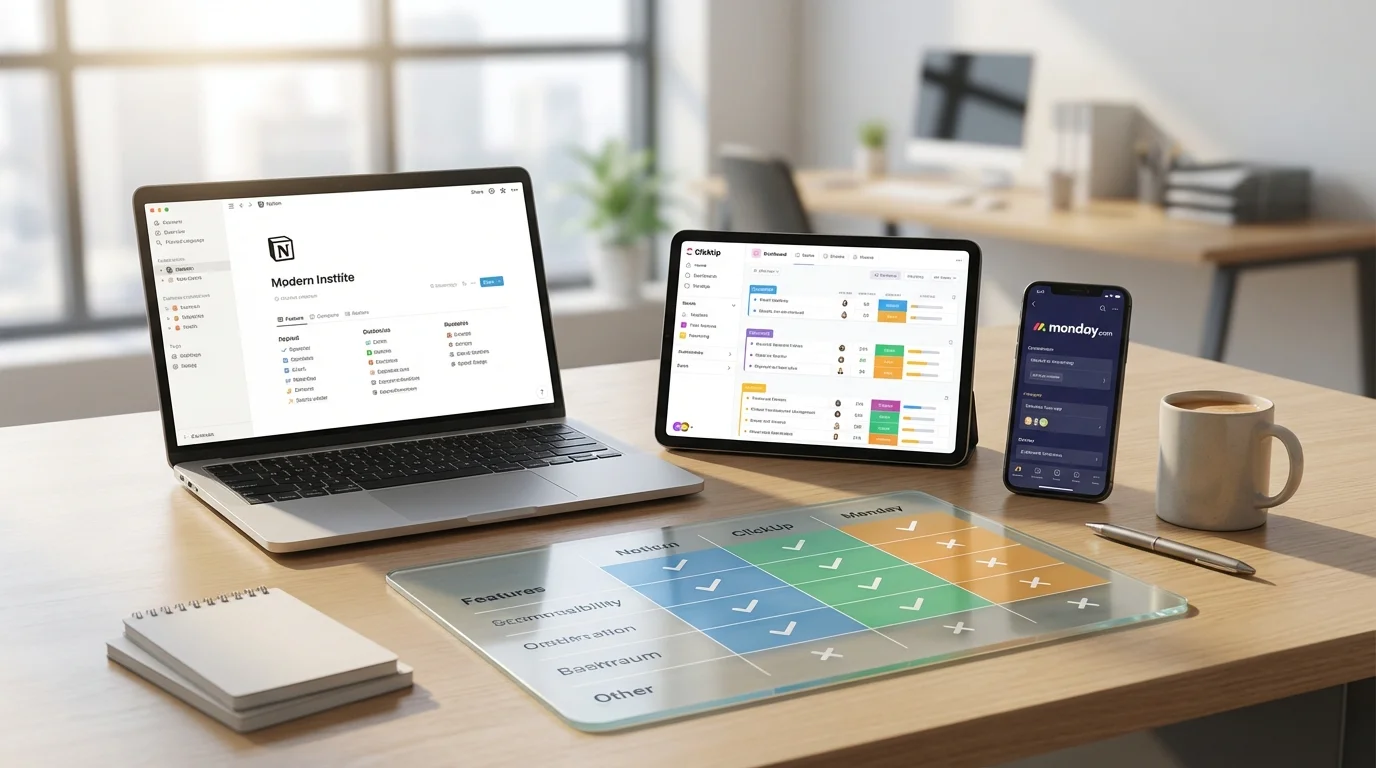 Notion vs ClickUp vs Monday: Probamos las 3